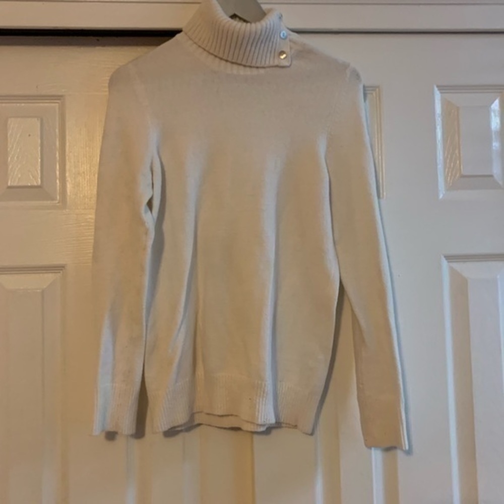 Reference Point White Turtle‎ Neck sweater Small - Picture 4 of 8